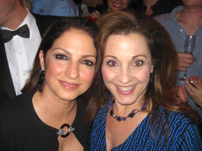 Vocalist Joyce Partise with Gloria Estefan