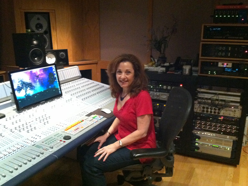 Vocalist Joyce Partise in the Studio